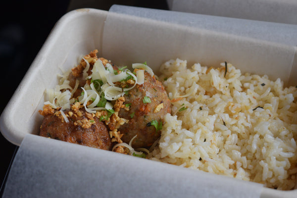 Pork Meatballs in Garlic Butter Sauce